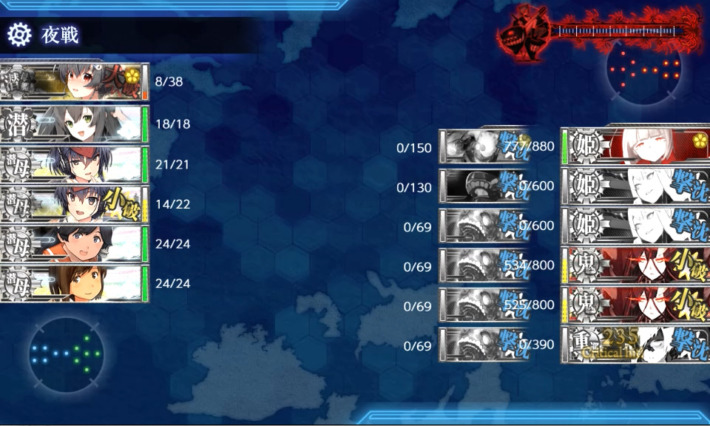 護衛せよ!船団輸送作戦 E-4 『竹の輝き』ラスダン夜戦友軍戦果